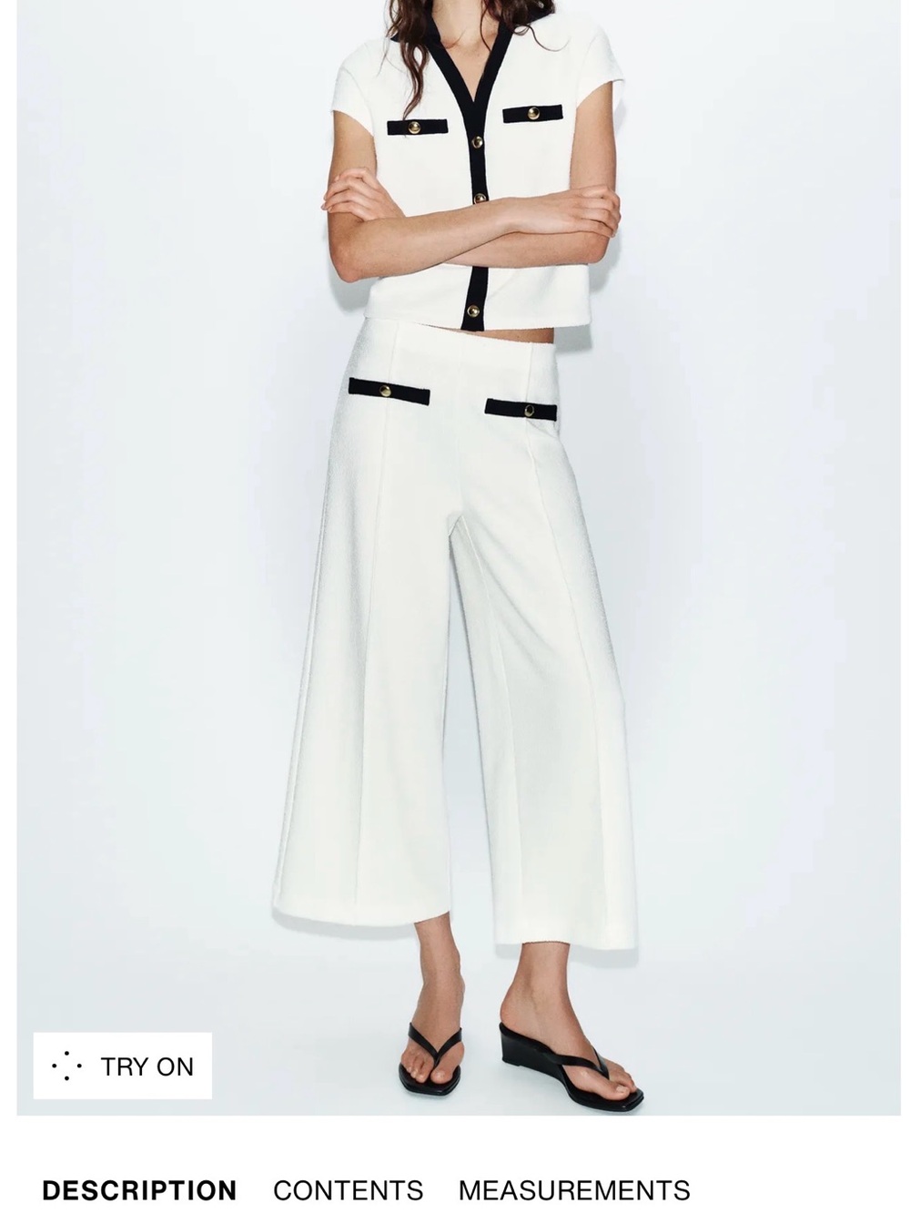 ZARA - Culottes and Top Set
